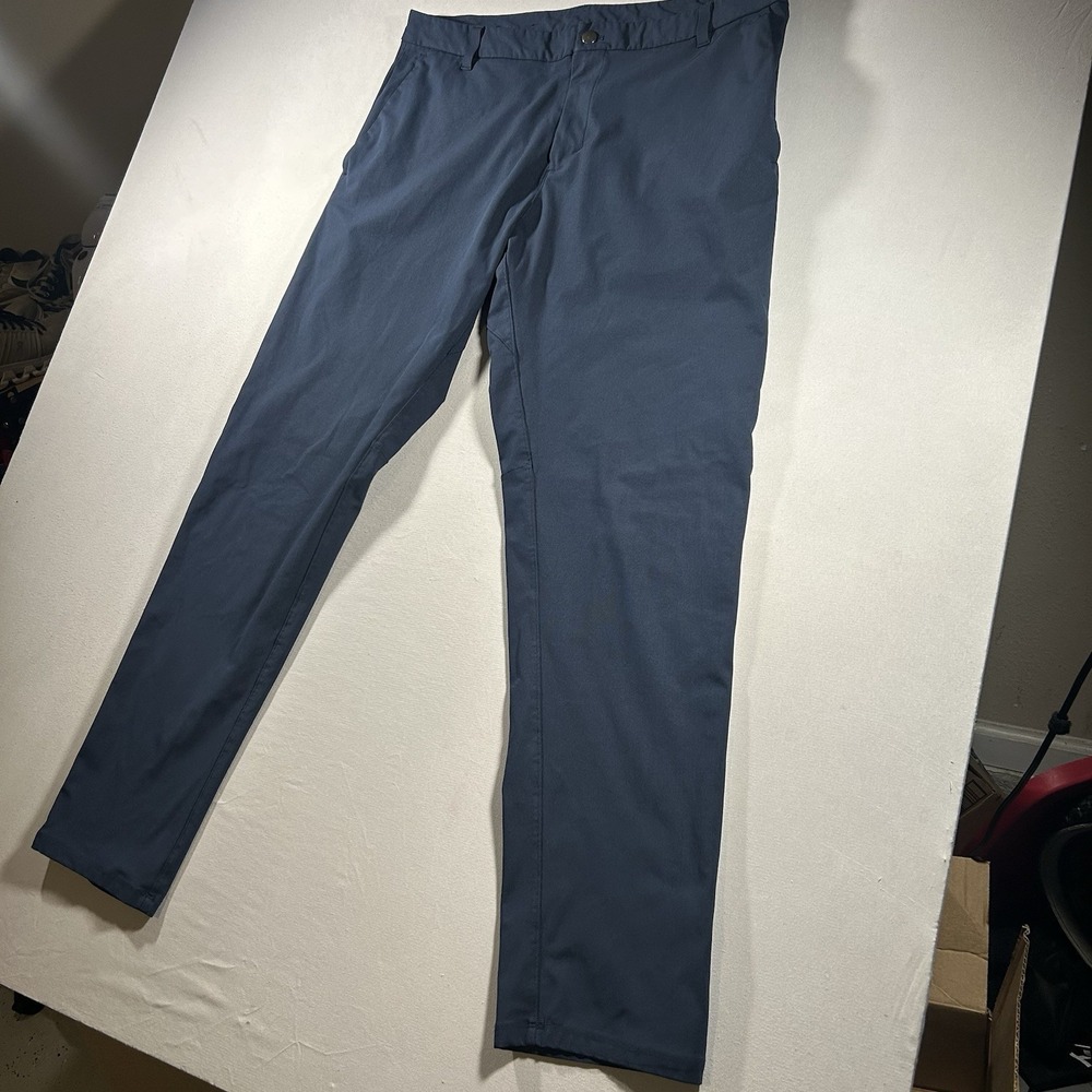 Lululemon Commission Pant Classic Mens 38x34 True Navy Warpstreme LM5AEYS‎